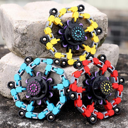 Colorful Metal Spin Top Toy