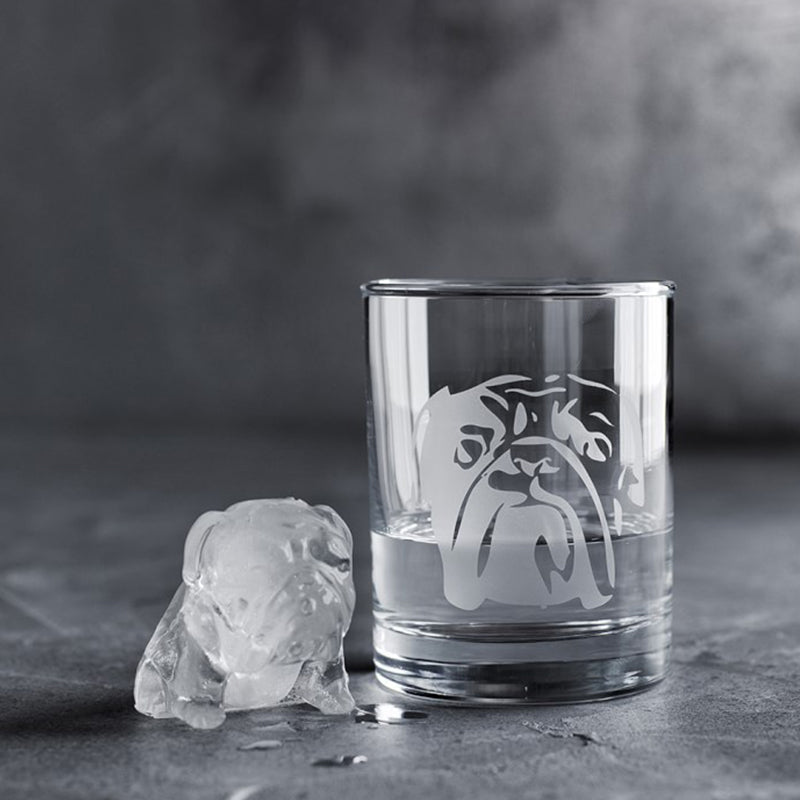 Fun Bulldog Silicone Ice Cube Tray