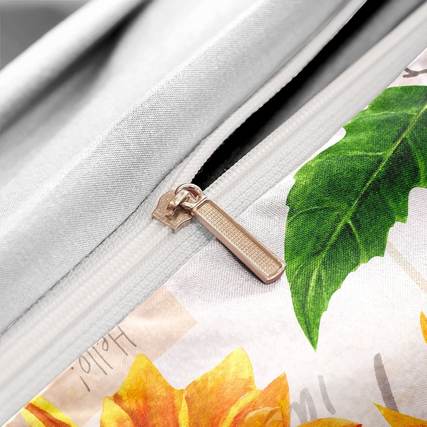 Cozy Floral Bedding Set - Calming Nature Duvet Cover