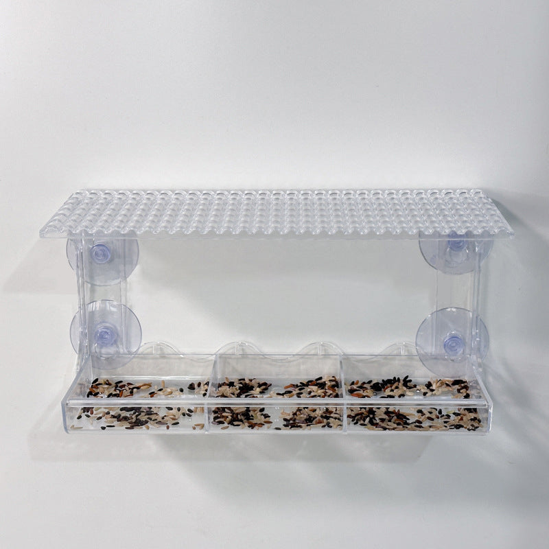 Easy Install Suction Cup Bird House with Clear Window