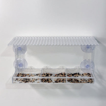 Easy Install Suction Cup Bird House with Clear Window