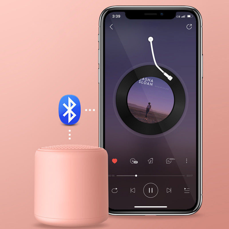 Compact Wireless Speaker in Pastel Color