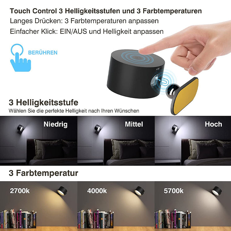 Portable Dimmable Bedside Lamp