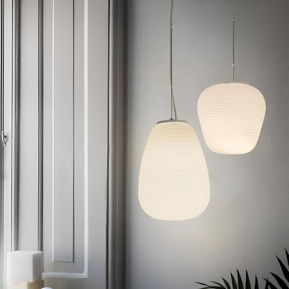 Elegant Opal Glass Hanging Light