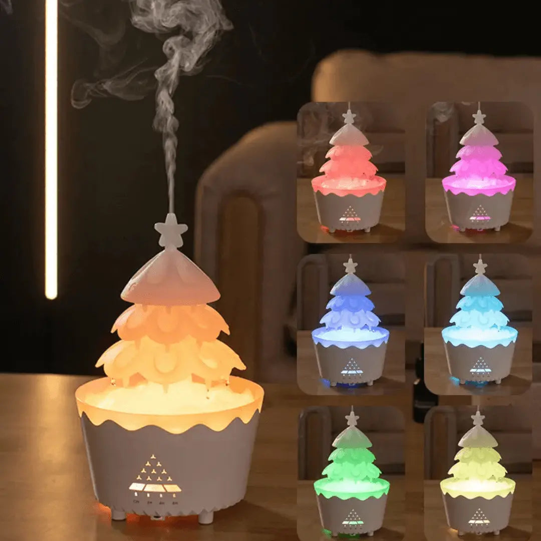 Fesara Christmas Aroma Diffuser LED Ultrasonic Humidifier