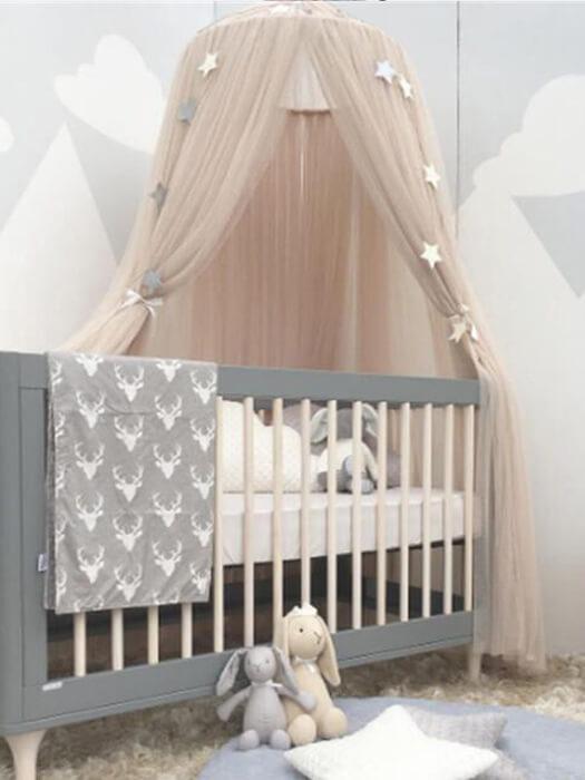 Soft Baby Bed Canopy - Cozy Nursery Shade