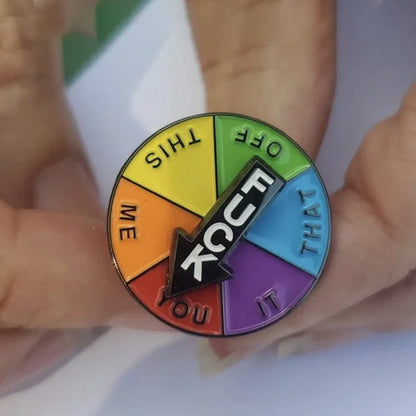 Fesara | Amusing Spinning Name Badge