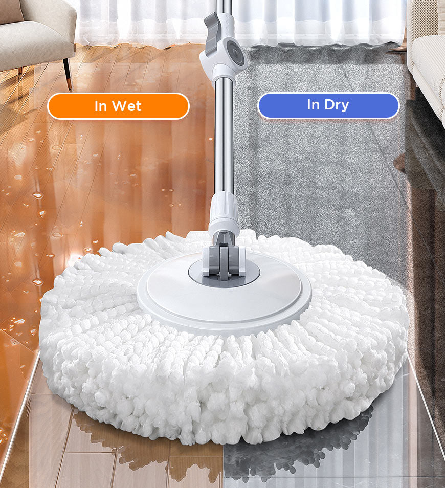 360° Spin Mop and Bucket Set with Easy Wringer