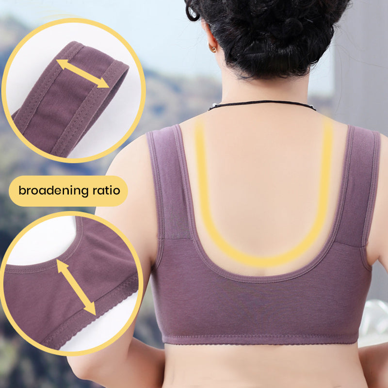 Comfortable Elderly Front Fasten Underwear - Fesara