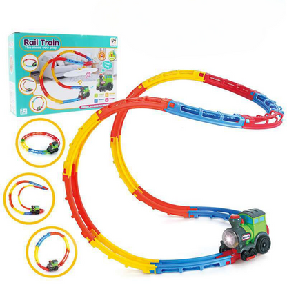 Thrilling Amusement Park Train Set