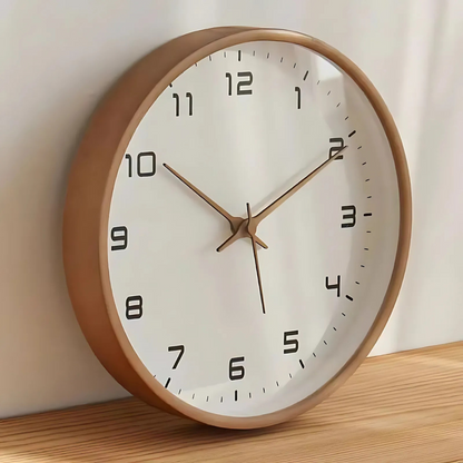 Rustic Wood Home Wall Clock - Fesara