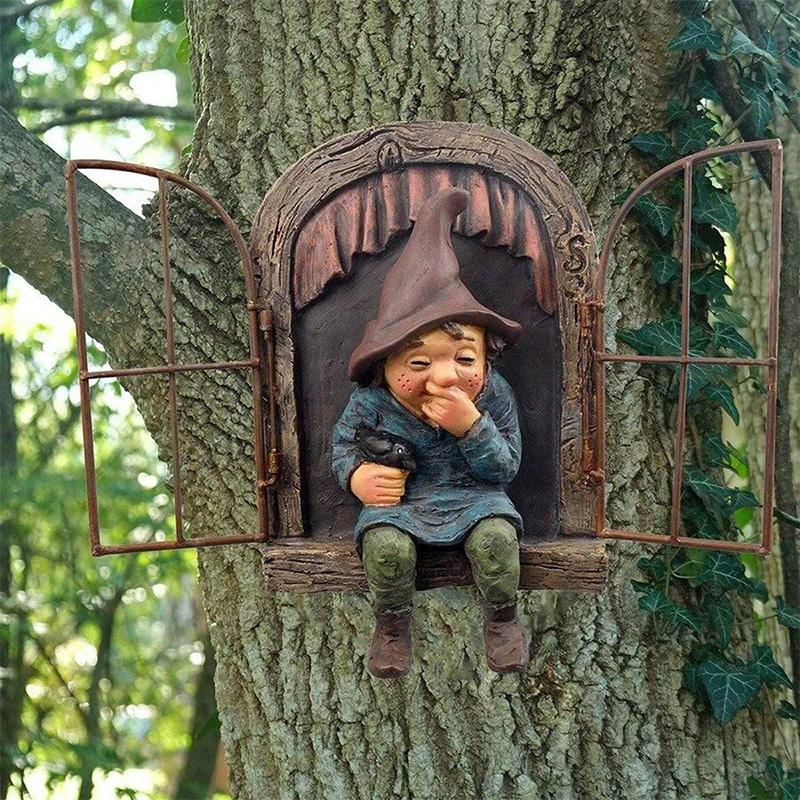 Cute Gnome Figure Garden Ornament