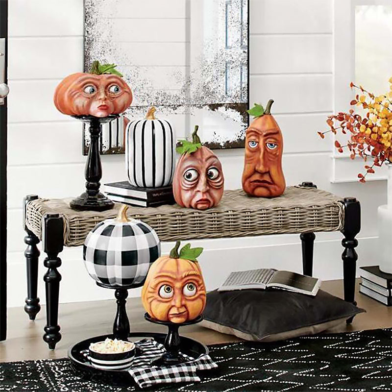 Colorful Fall Pumpkin Decor