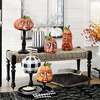 Colorful Fall Pumpkin Decor
