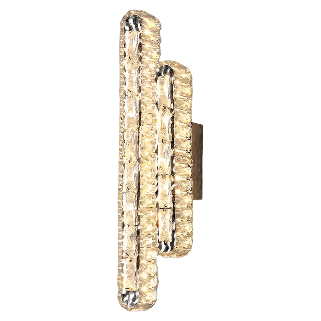 Luxury Crystal LED Wall Light with Adjustable Dimmer