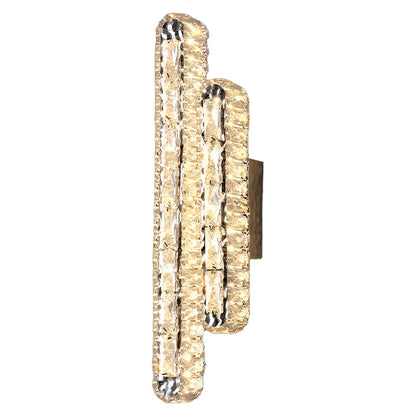 Luxury Crystal LED Wall Light with Adjustable Dimmer
