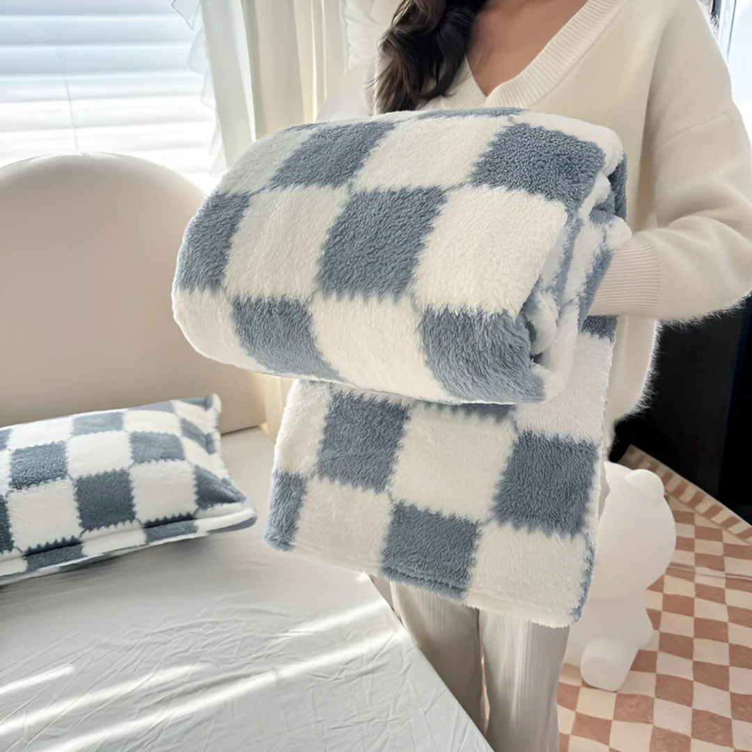 Plush Warm Fleece Throw Blanket