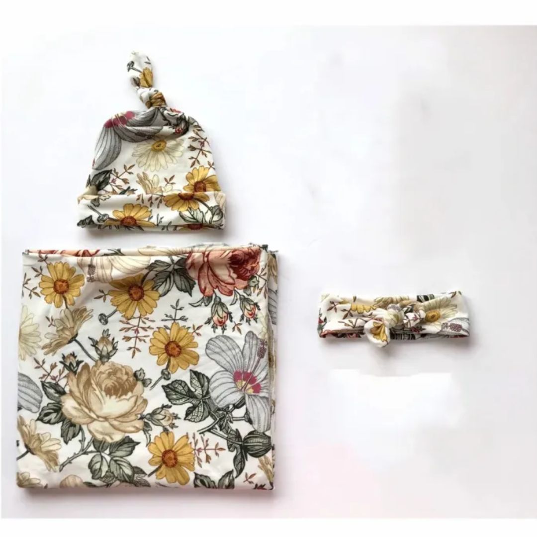Cozy Baby Swaddle Blanket with Cap
