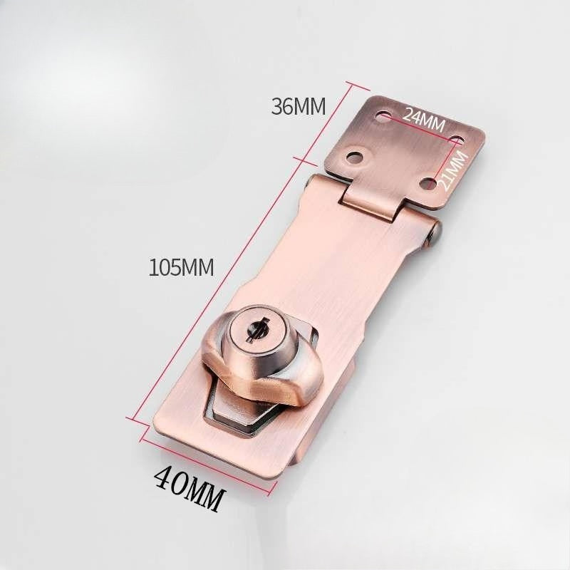Strong Secure Keyed Padlock Hasp