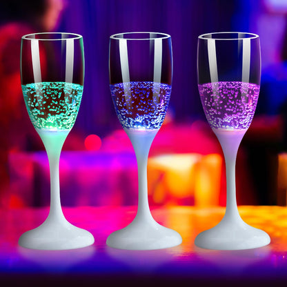 Colorful LED Party Cups | Reusable Glow Glasses 4-8oz