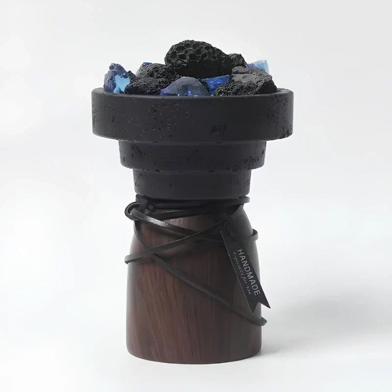 Warm Glow Metal Candle Stand