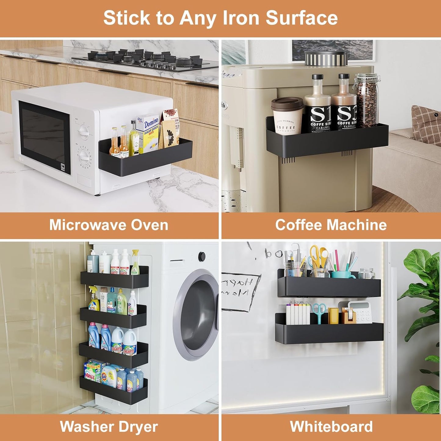Modern Magnetic Kitchen Storage Rack