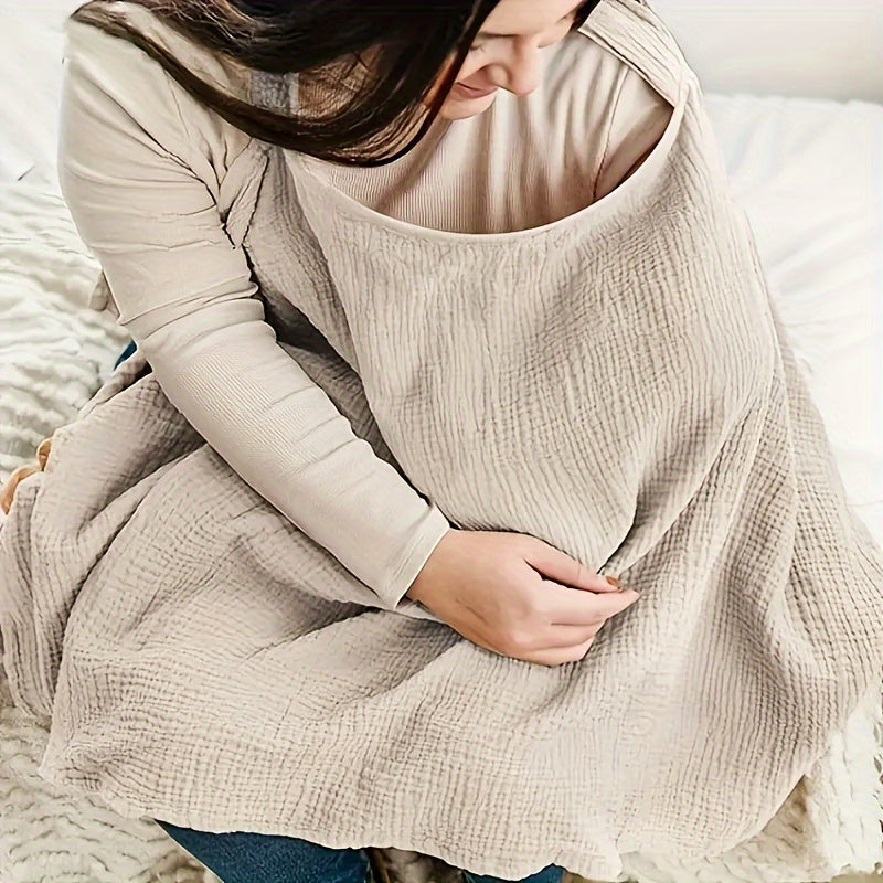Cozy Nursing Blanket - Gentle Cotton Wrap for Moms