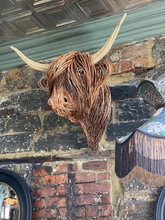 Rustic Farm Cow Wall Art Decor