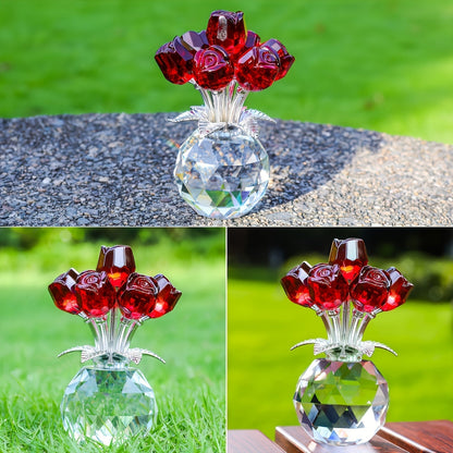 Beautiful Crystal Rose Flower Arrangement