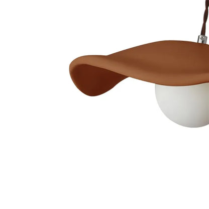 Elegant Natural Leaf Hanging Lamp