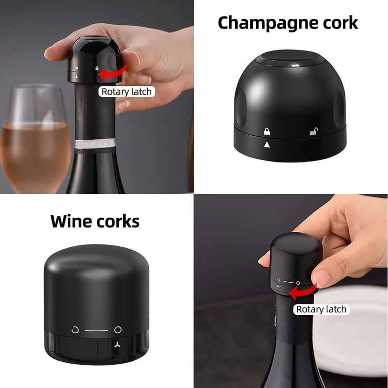 FreshSeal Bottle Stopper for Lasting Flavor