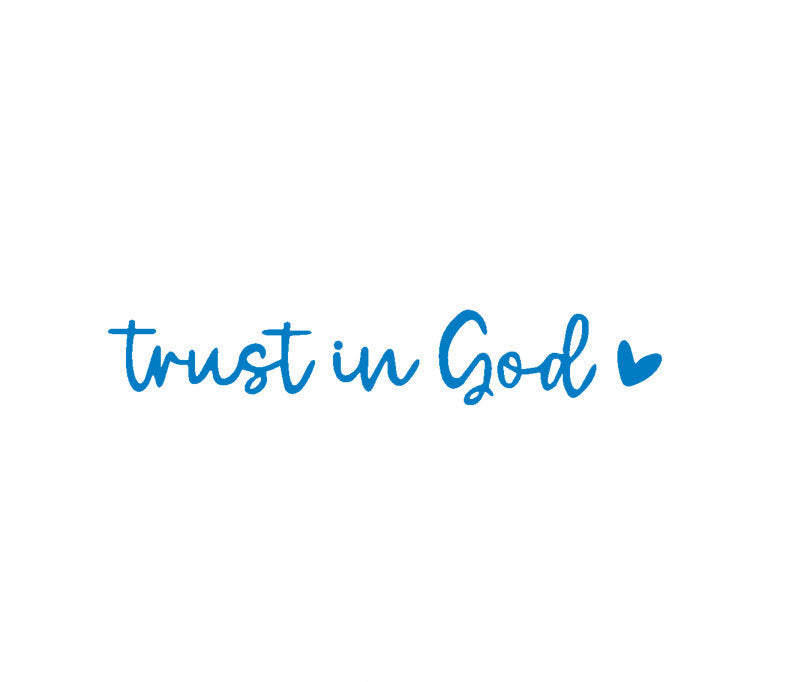 Faith Inspirational Car Mirror Sticker