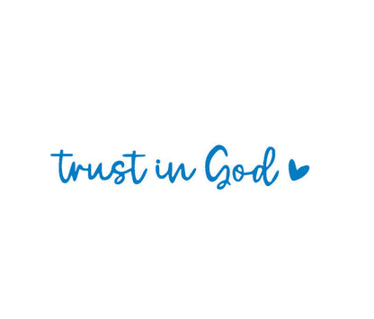 Faith Inspirational Car Mirror Sticker