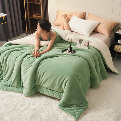 Plush Double Sided Velvet Throw Blanket