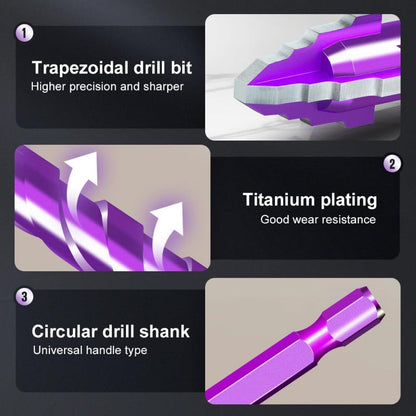 Premium 4-Piece Drill Bit Set