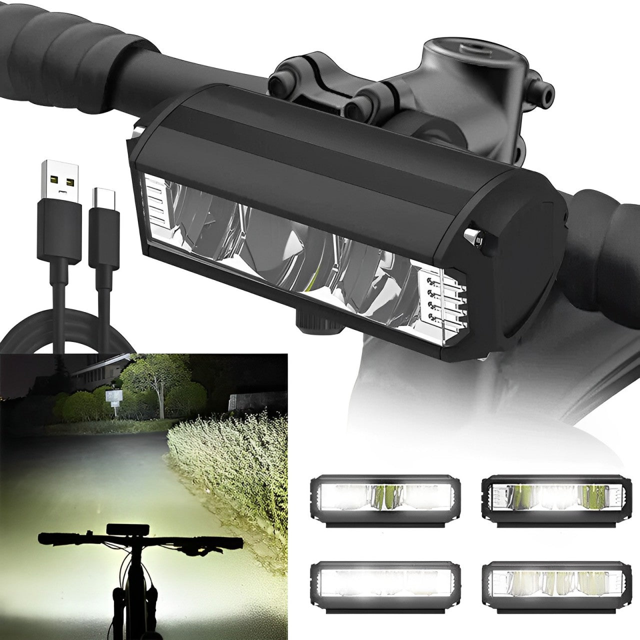 Bright Bike Light with Waterproof LED Technology - Fesara