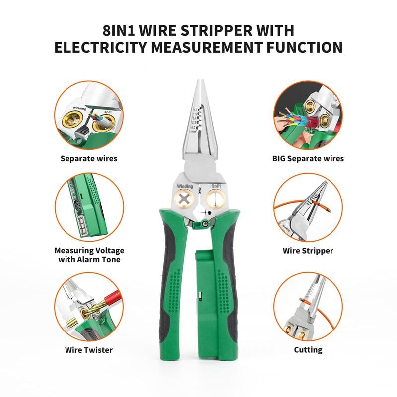Multitool 8-in-1 Handyman Pliers