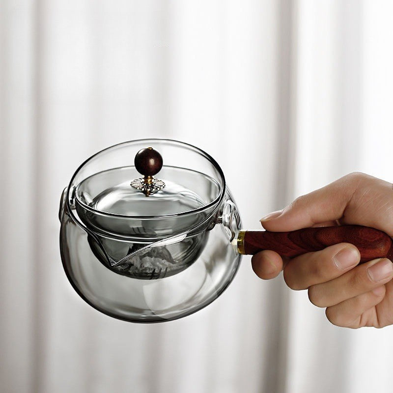 Classic Stainless Steel Rotating Teapot