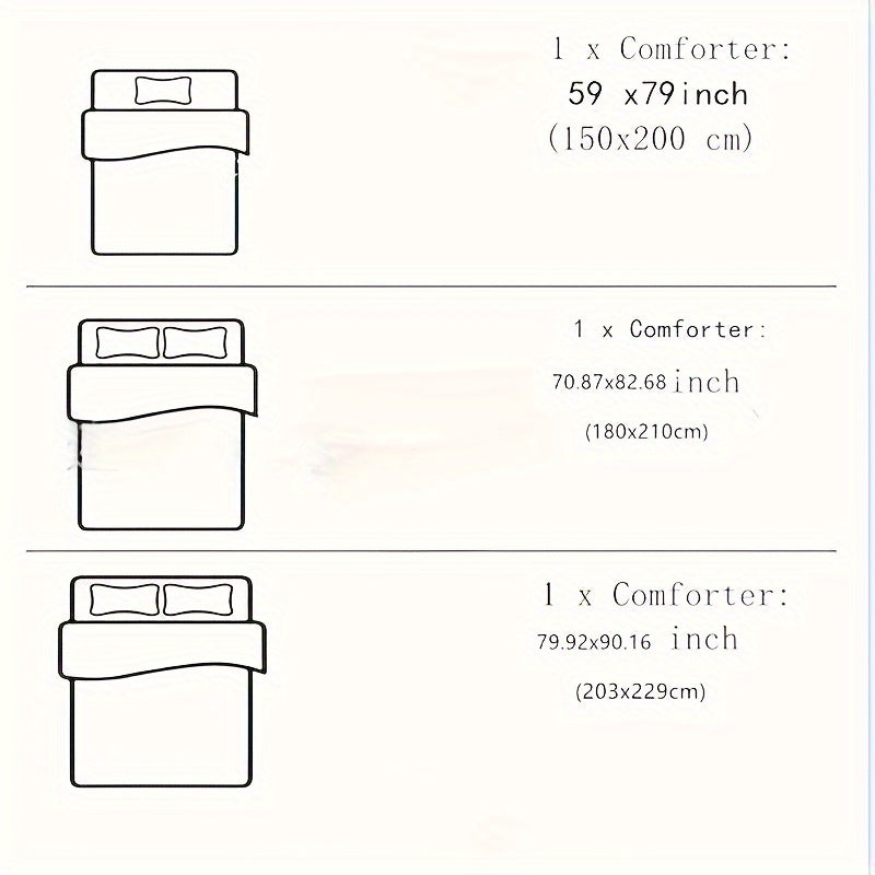 Premium Year-Round Duvet Fill with Modern Designs