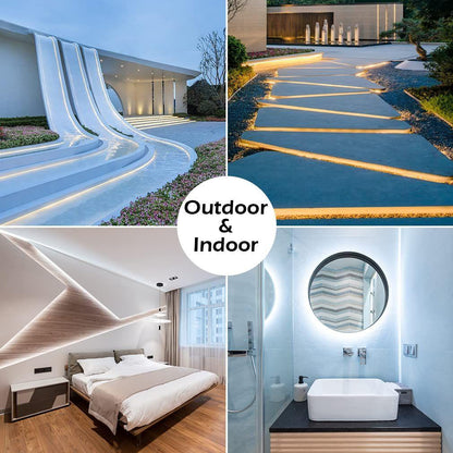 Flexible LED Strip Light Waterproof 5m 10m Indoor Outdoor - Fesara