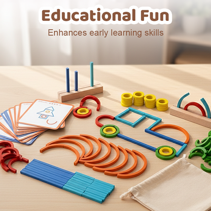 Interactive Kids Learning Blocks Toy Set
