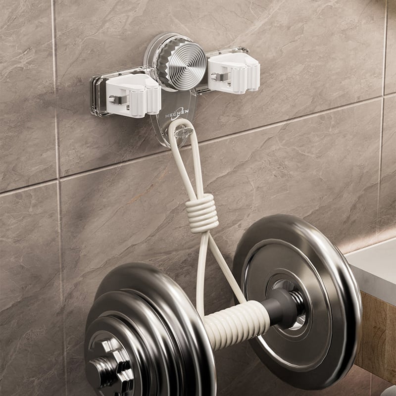Wall Mounted Broom and Mop Organizer