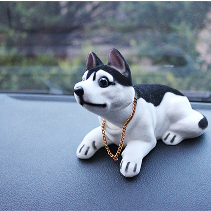 Fun Car Dog Bobble Head Decor