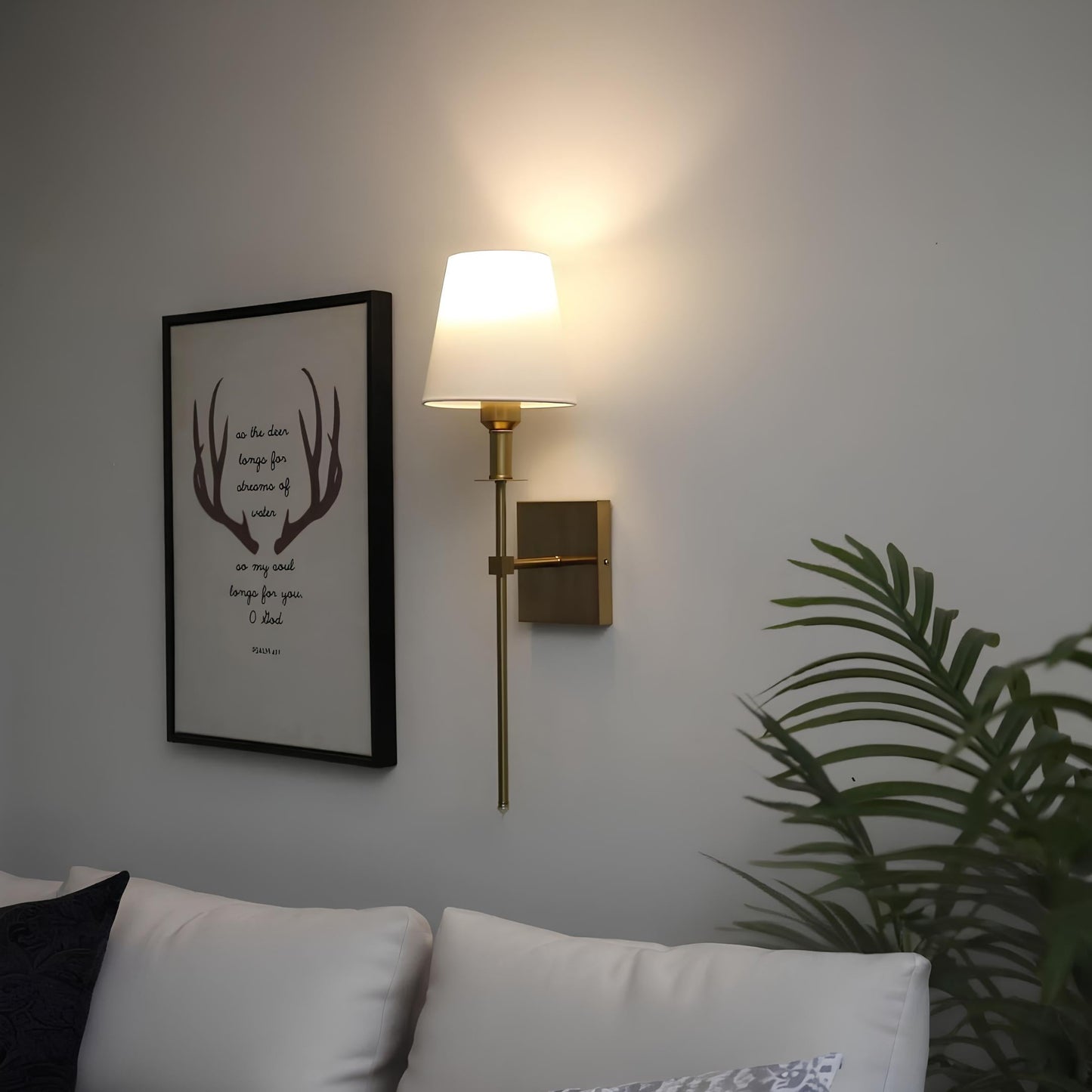 Wireless Rustic LED Wall Lamp