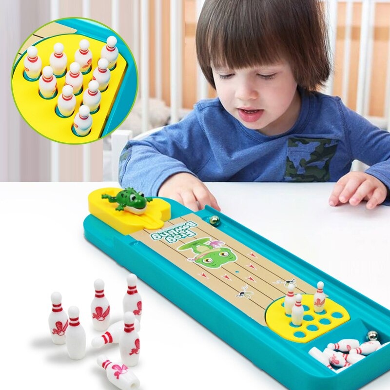 Compact Kids Bowling Game Set