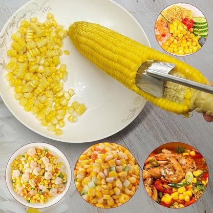 Easy Grip Stainless Steel Corn Stripper Tool