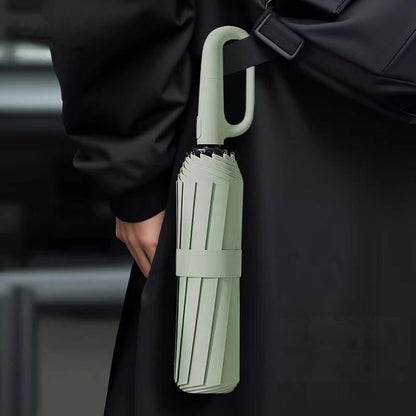 Compact Folding Umbrella with Secure Grip Handle