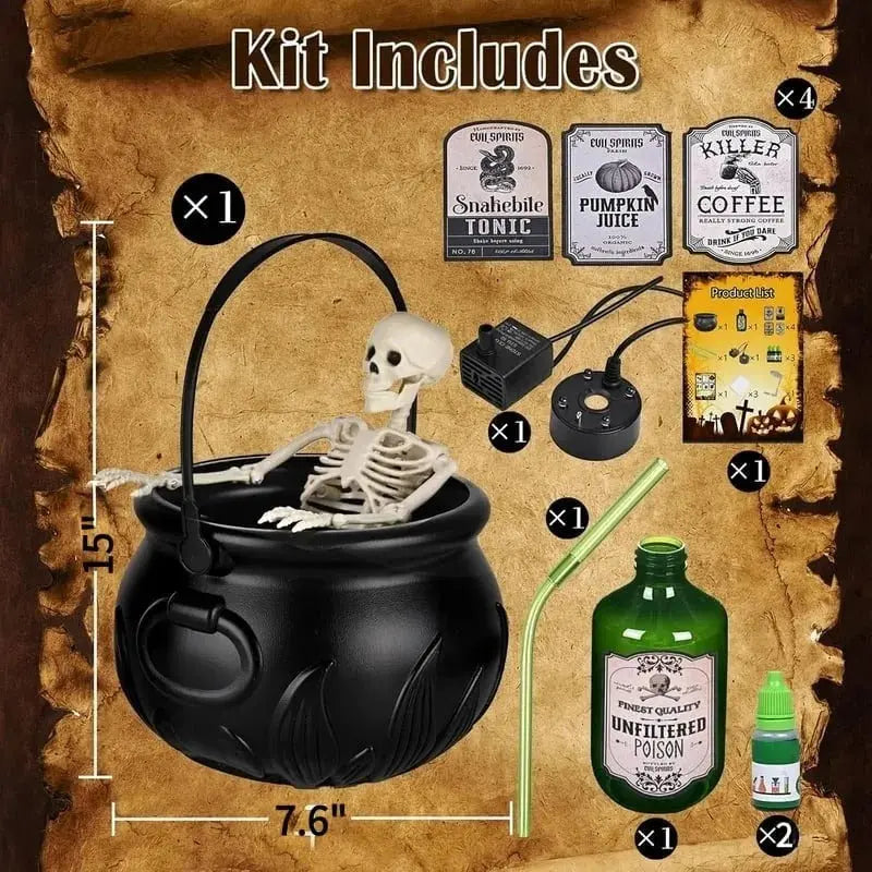 Mystic Fog Cauldron with Spooky Mist Effect