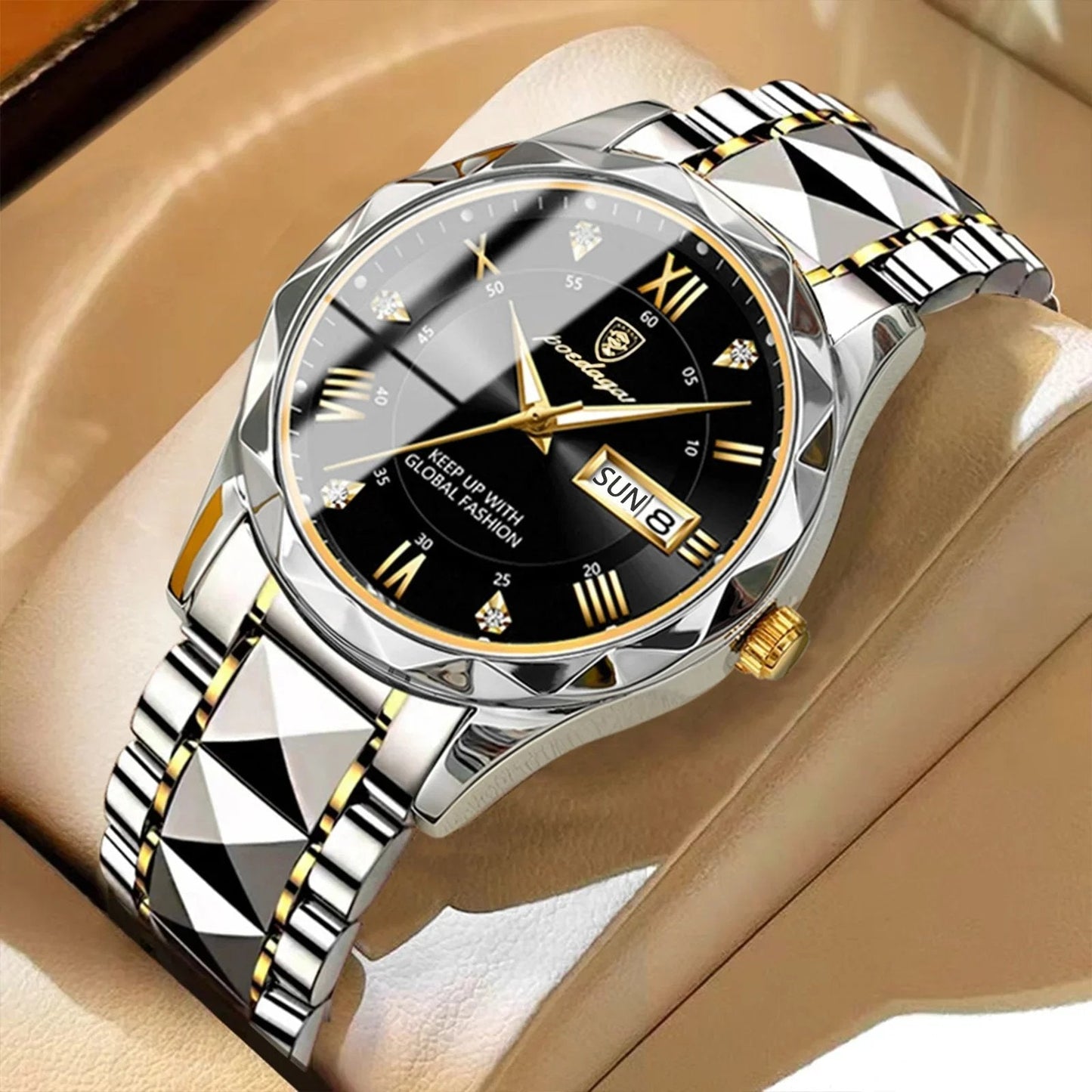 Premium Men's Waterproof Luminous Wrist Watch
