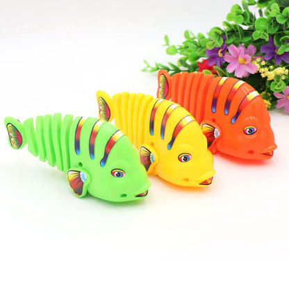 Colorful Winding Fish Shape Toy